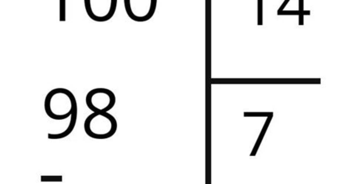 100 Divided by 14 Quick Answer: Remainder, Decimal, and Percentage
