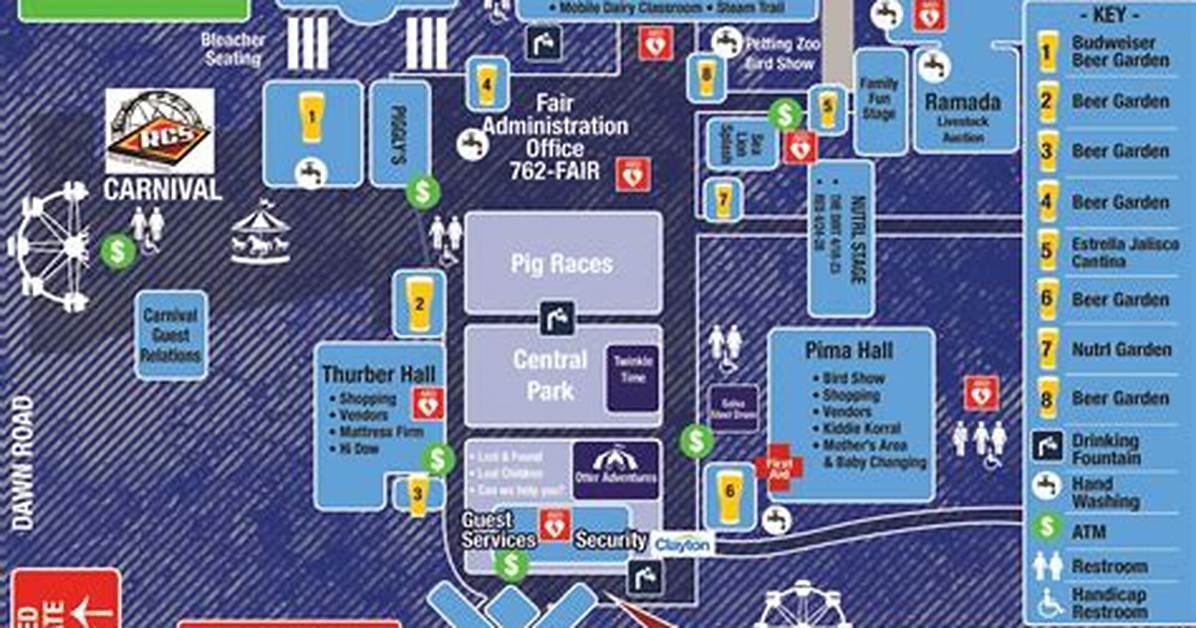 Full Pima County Fair Midway Map: Ride Locations, Carnival Layout, and First-Look Photos