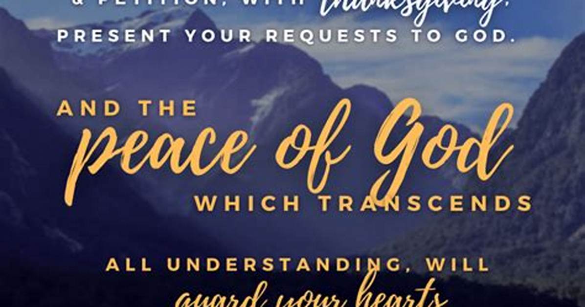 Inside the Scripture: What Philippians 4:6-7 Actually Means Word for Word