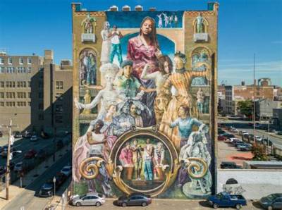 See the Mural: Philly Artist Captures the Magic of the Classic Lebron and Wade Slam