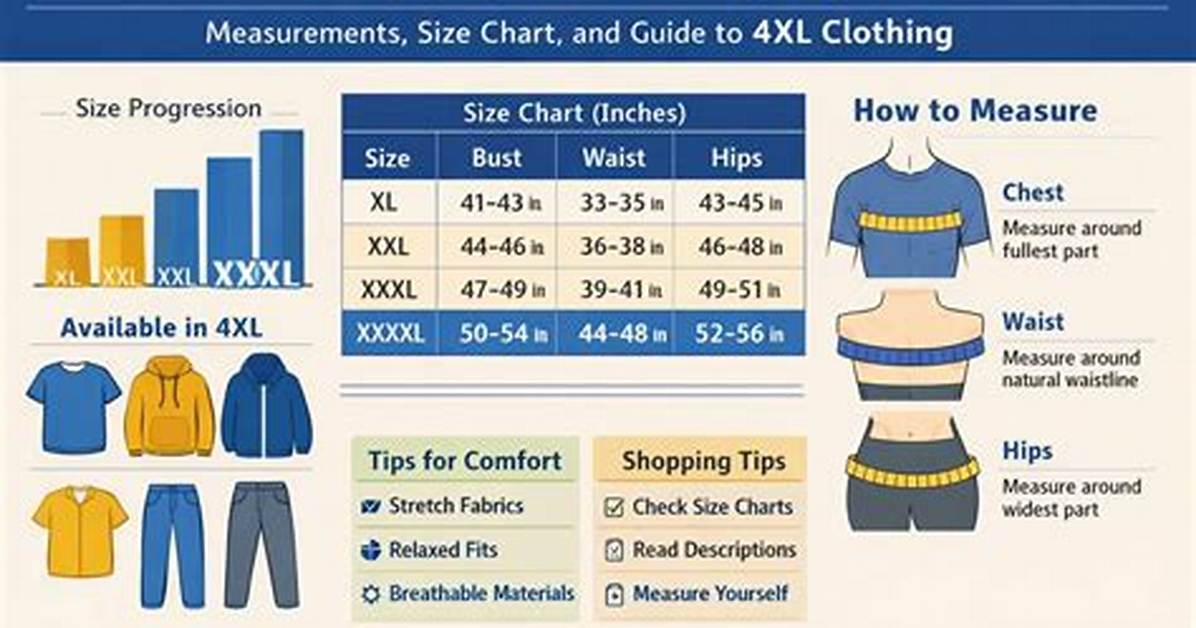The Complete Xxxxl Sizing Guide: Accurate Measurements, Charts, and Top Brands