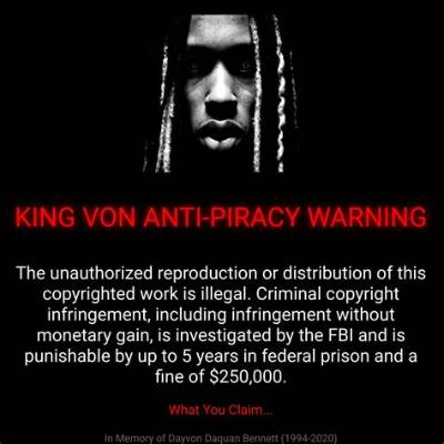 The King Von 'Anti-Piracy Screen' Exposed: the Chilling Internet Hoax Terrifying Rap Fans