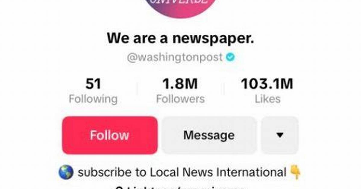 The Washington Post on Tiktok: Inside the Strategies Driving Millions of Views